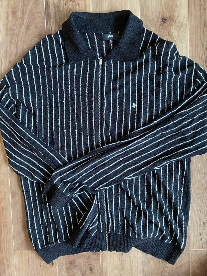 【値下げ】Stussy light weight ls zip polo ☆23AW☆STUSSY LIGHT WEIGHT LS ZIP POLO (STUSSY/ポロシャツ