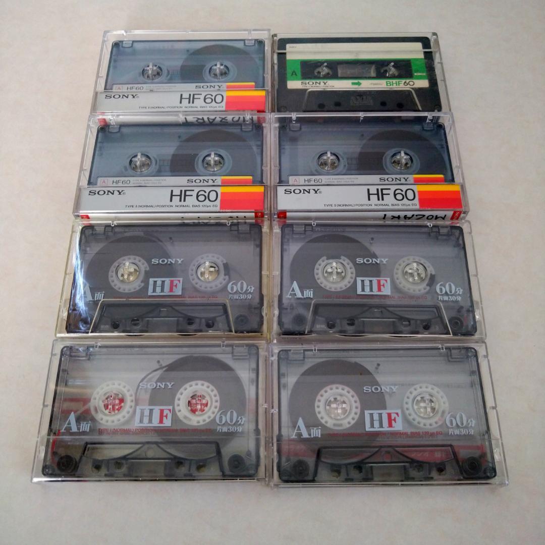 中古カセットテープ⑩ SONY 60分 8本セット - メルカリ
