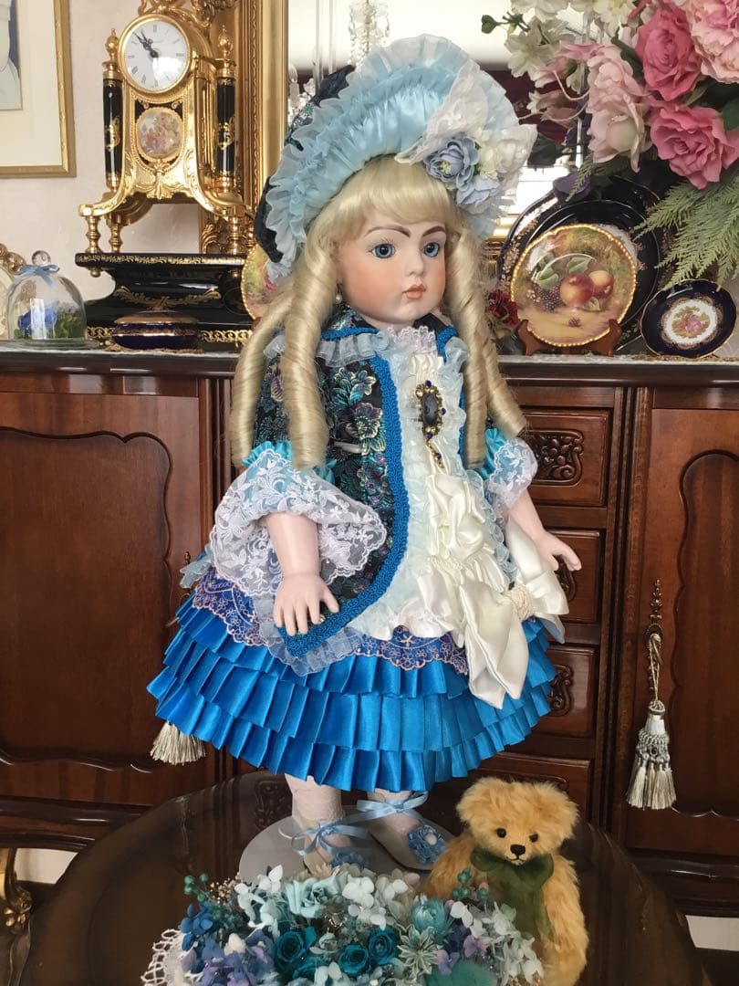 ビスクドール️『冬麗ふゆうらら』碧空のBru Jne️リプロ-最新・限定