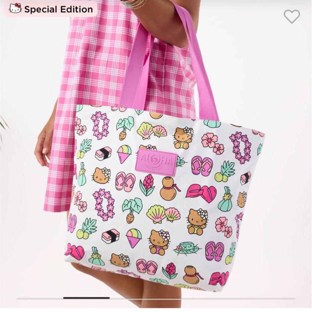 ALOHACOLLECTIONアロハコレクションキティトートバッグハワイ限定①