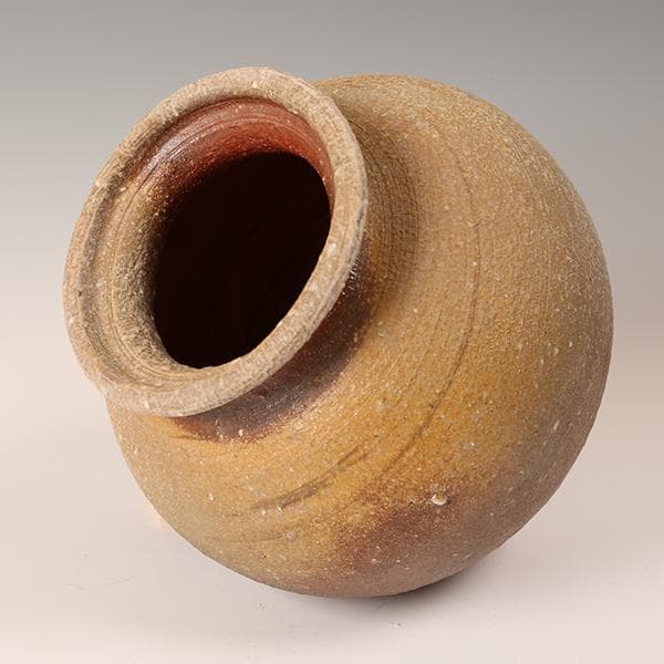 信楽焼【星野亨斉 造】◇自然紬壺◇ 【陶器・壺・花瓶・花入】 - メルカリ