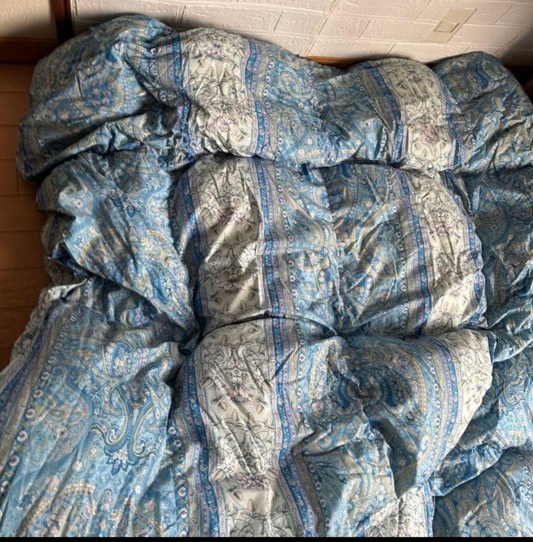 羽毛布団　ホワイト　マザー　ダック　ダウン　1.0kg　日本製 羽毛掛け布団