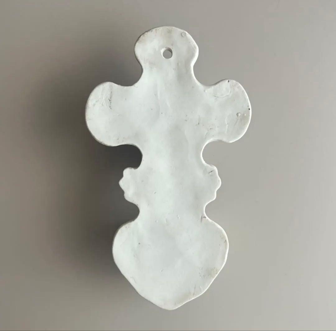 フランスアンティーク ♧ 十字架の聖水盤 16.3cm