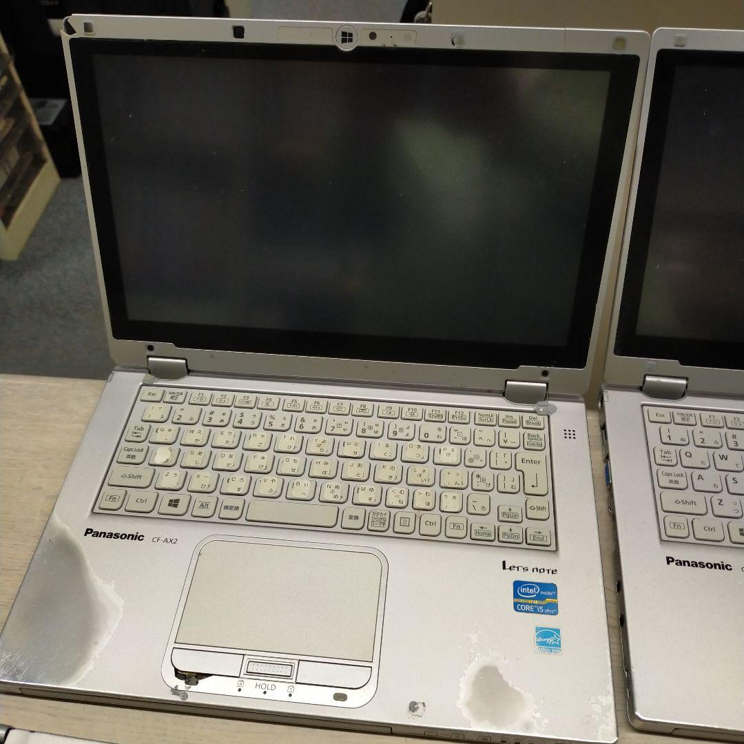 レッツノート CF-AX2 4台セット予備バッテリー5台付き作動品 - Windows