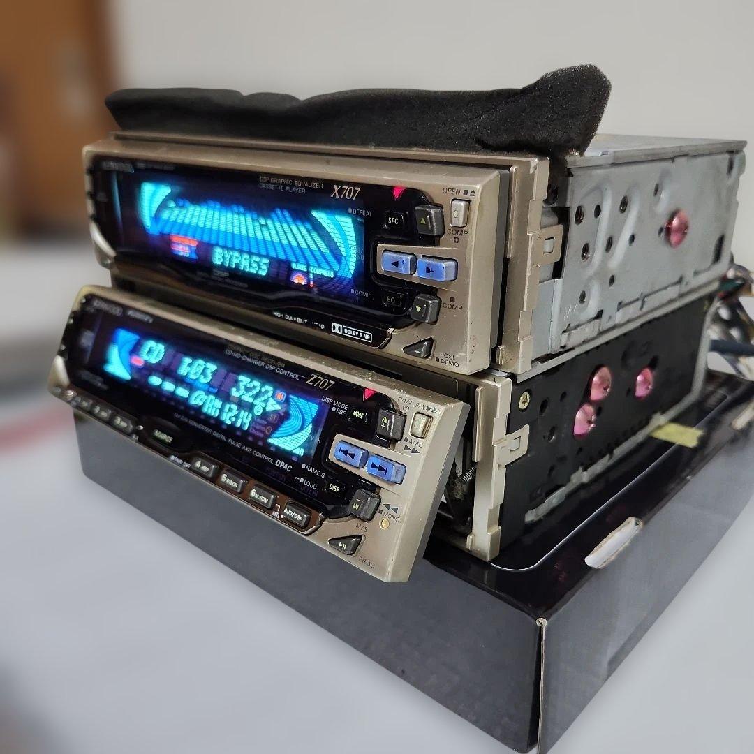 KENWOOD X707 Z707 CDプレーヤーセット 新着
