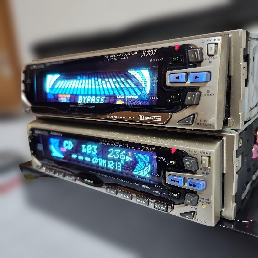 KENWOOD X707 Z707 CDプレーヤーセット 新着