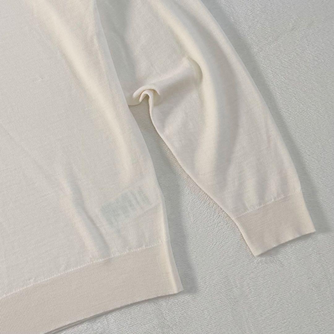 タグ付き未使用 ジョンスメドレー メリノウール タートルネックニット