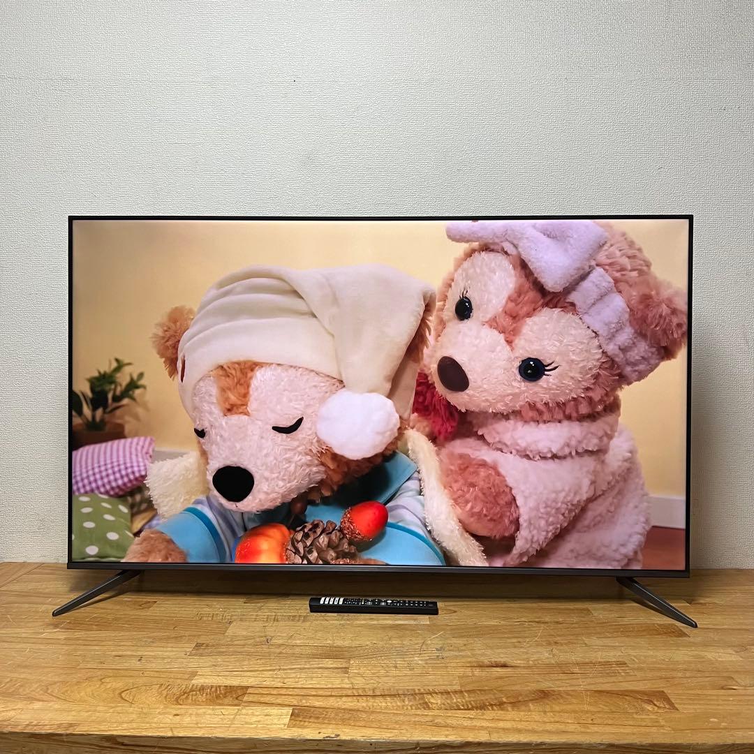 TCL 55V型 4K液晶テレビ 55C645 量子ドット ネット動画アプリ搭載