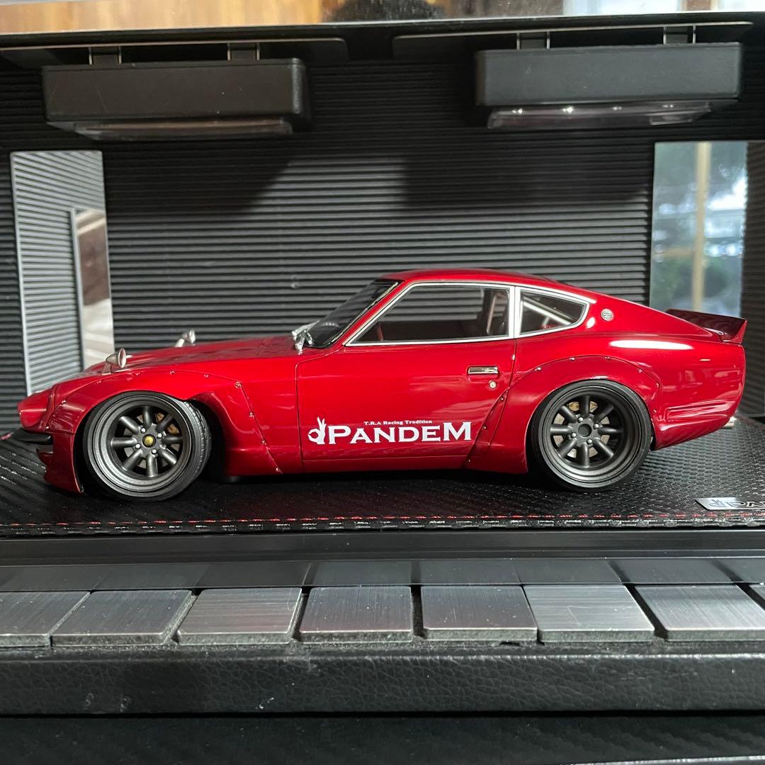 新品未展示品イグニッションモデル 1/18 パンデムS30 Zレッド