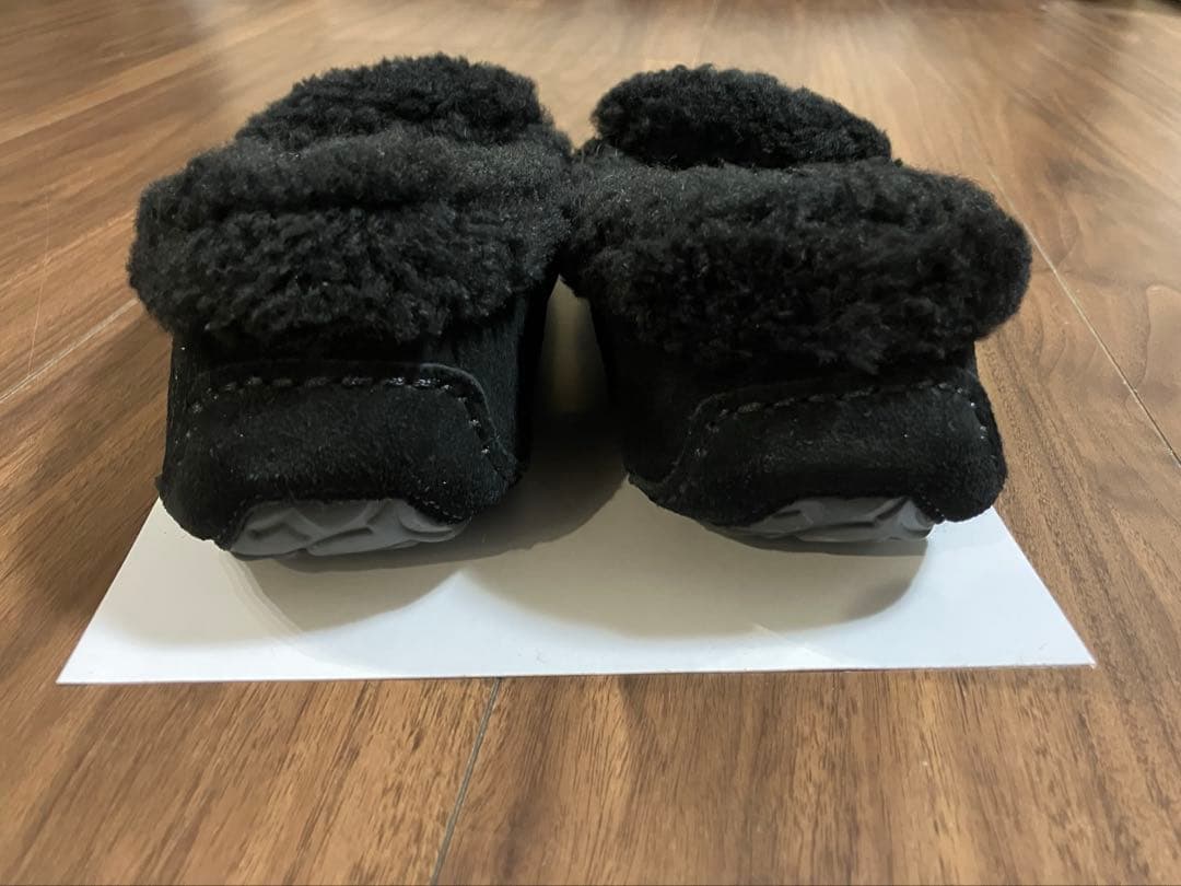 1度のみ着用】Ansley UGG Braid モカシン 黒 24㎝ USA7