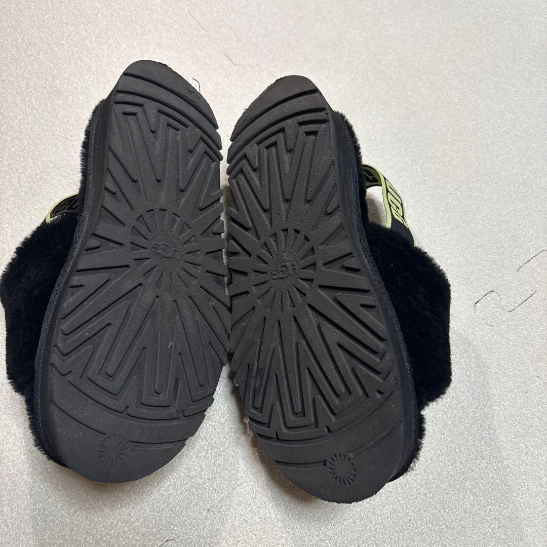 UGG アグ ディスコ スライド サンダル シューズ ミュール ファー 厚底