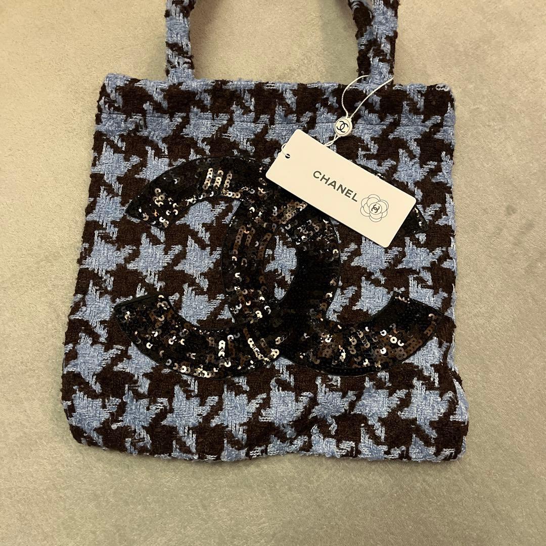 CHANEL ビッグココ トートバッグ シャネルノベルティ ニット