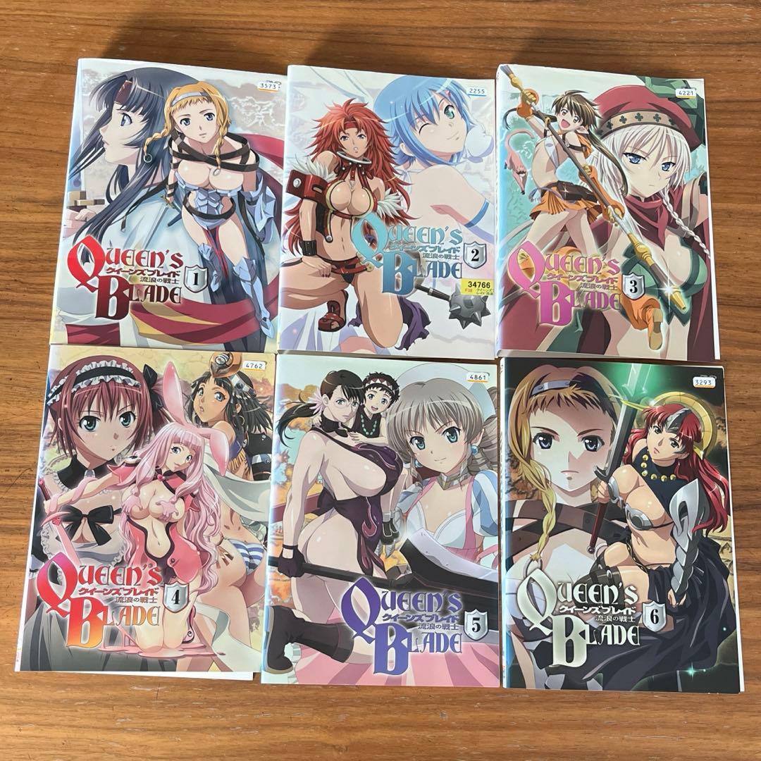 クイーンズブレイド 流浪の戦士 全6巻＋玉座を継ぐ者 全6巻 DVD 全巻セット