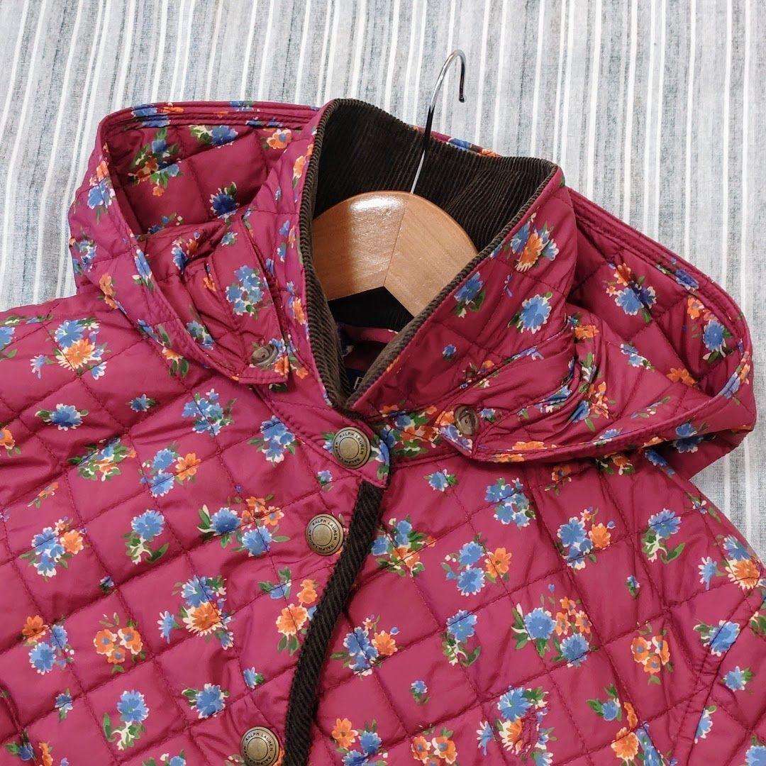 ☆極美品☆ラルフローレン＊花柄＊中綿キルティングジャケット＊160cm