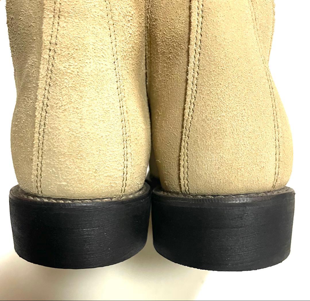 美品！ヒステリックグラマー　ベージュ サイドゴアブーツ スエード　26.5cm