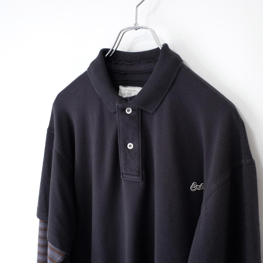 25ss ERL DOUBLE SLEEVE POLO T-SHIRT