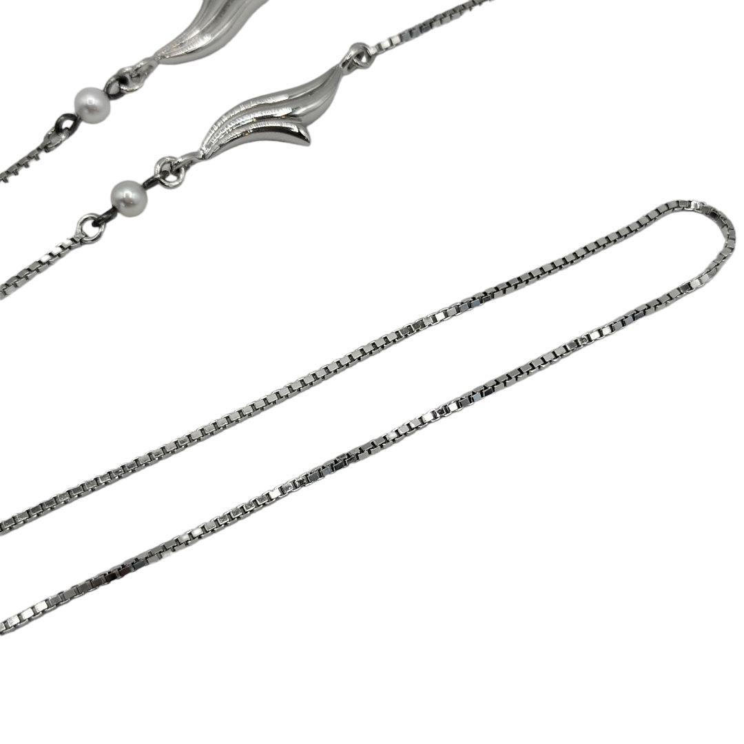 美品 MIKIMOTO ミキモト メガネチェーン パールチェーン - メルカリ