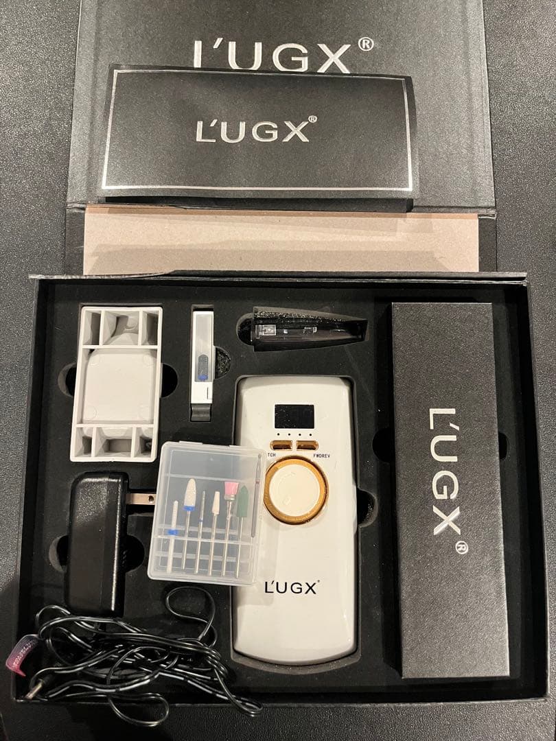 L´UGX ネイルマシーン Amazon.com: L'UGX Professional Nail Drill 30000RPM, Cordless