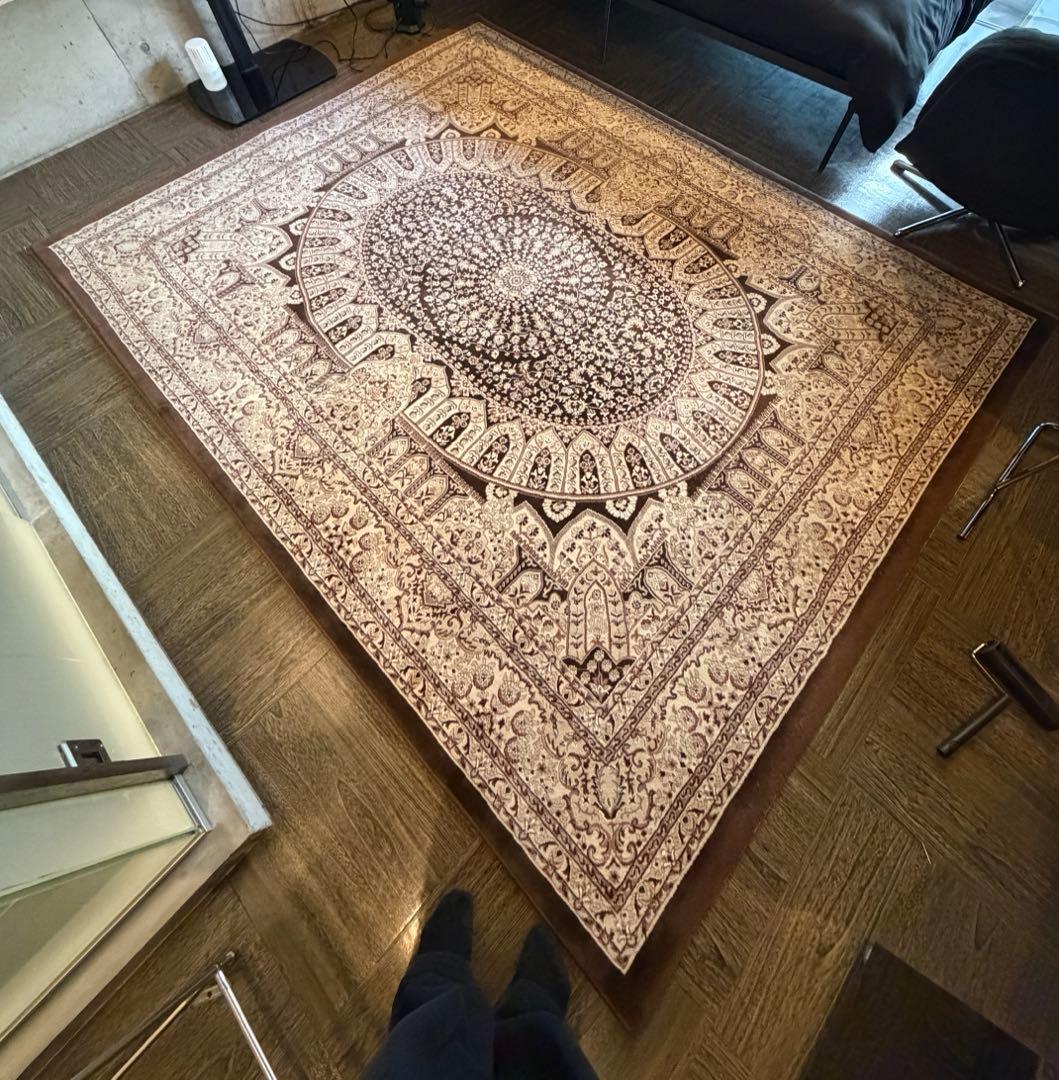 定価10万　ペルシャ絨毯　ヴィンテージ　ラグ サヤンサヤン 絨毯 じゅうたん 235×320 約 6畳 用 ラグ カーペット