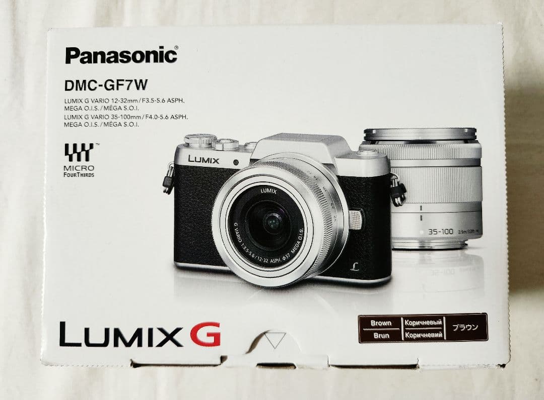 PanasonicLUMIX DMC-GF7Wブラウン パンケーキレンズつき - メルカリ