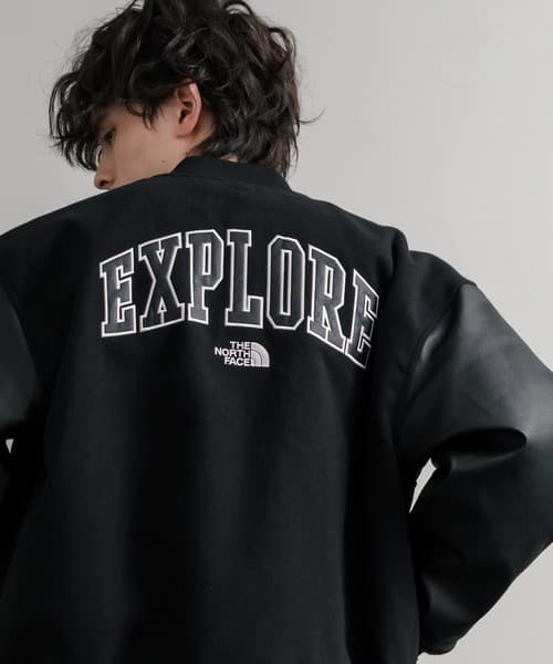 ノースフェイス スタジャン VARSIT バーシティー ジャケット メンズ L