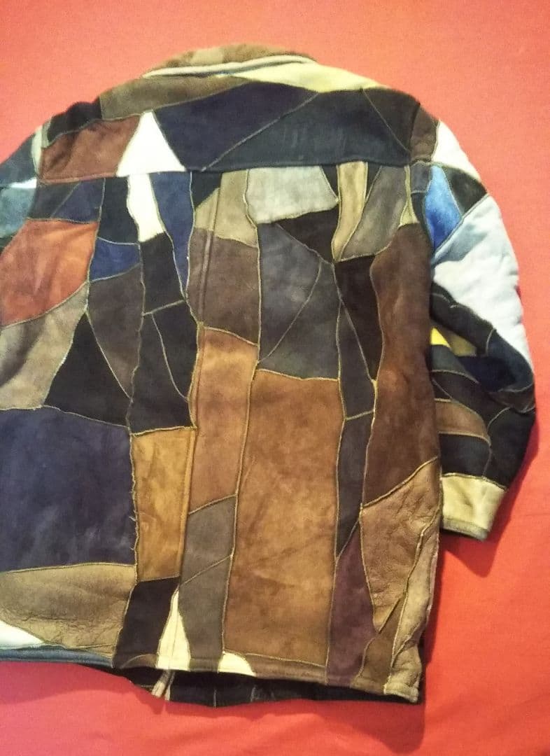 最終値下げ‼ 90s ロウズボウル フリマ ツギハギ ムートン jkt 165