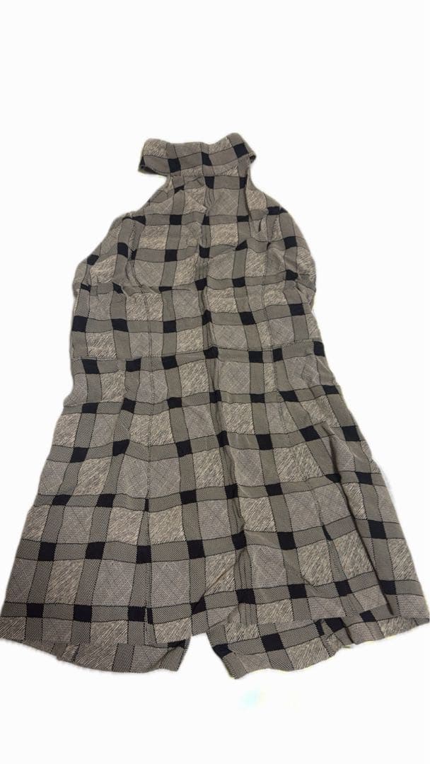 TODAYFUL ホルターネックトップス　チェック柄 新品未使用】TODAYFUL/ホルターネックチェックジャガード/チョコ