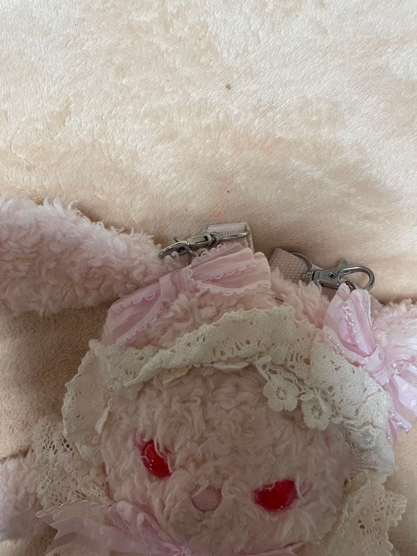 ベイビーザスターズシャインブライト うさくみゃ ポシェット ピンク