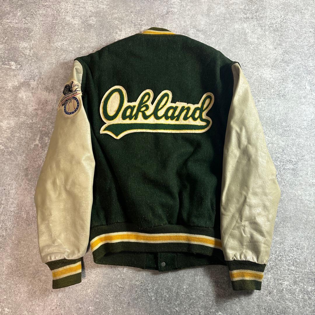 DeLONG usa製 MLB チーム スタジャン アスレチックス - メルカリ