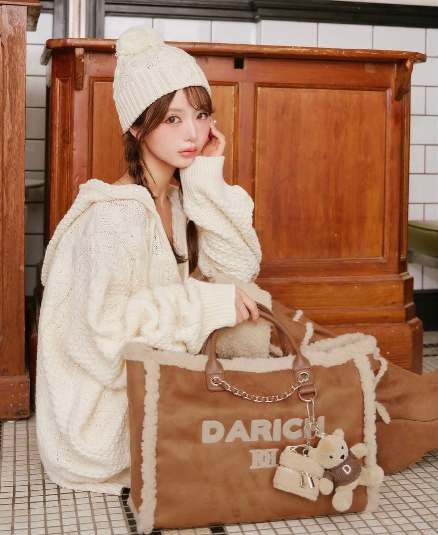 Darich ダーリッチ サガラロゴフェイクムートンバッグ 9周年ノベルティ