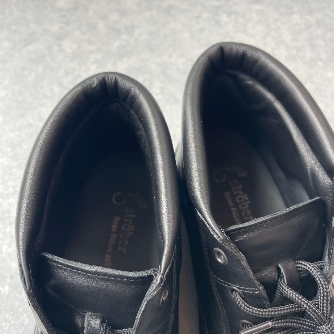 極美品】strober ストロバー 定番人気モデル レザースニーカー