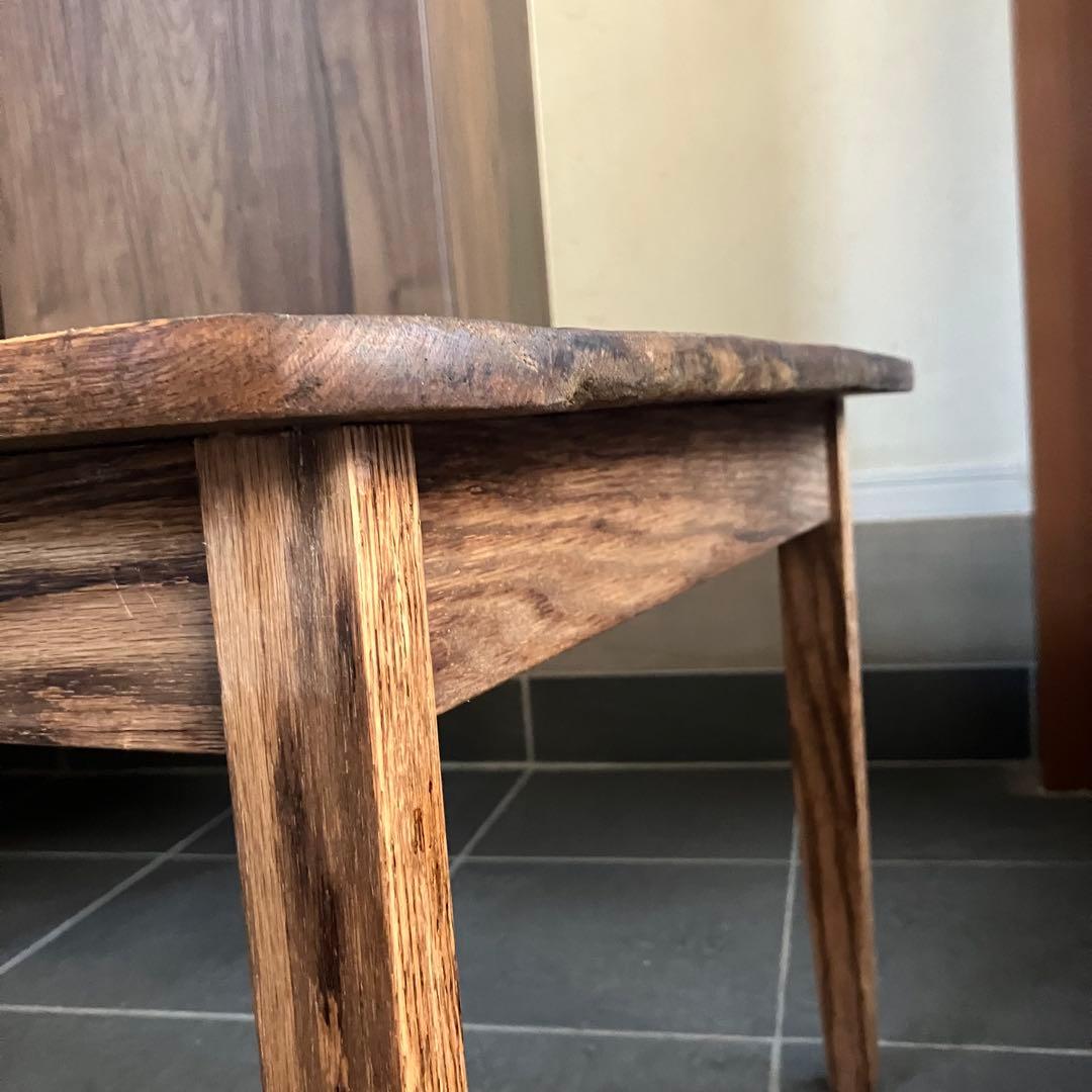 古い天板をリユースしたローテーブル ハンドメイド - メルカリ