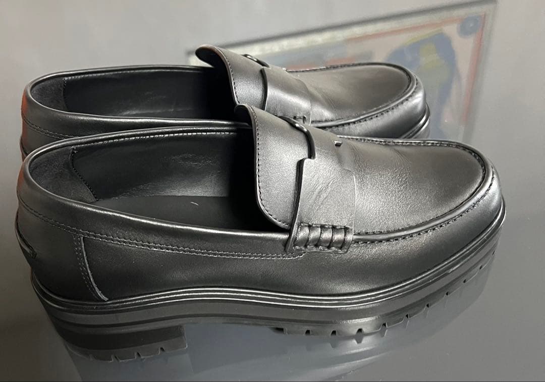 美品⭐︎エルメス モカシン ローファー 《 アイビー 》 黒 35 靴HERMES