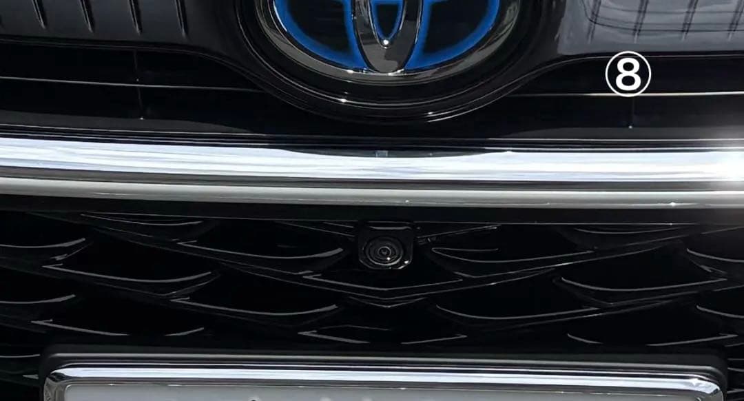 ハリアー80系 PHEV用フロントグリル（加工済）+ホールカバー+ミラー