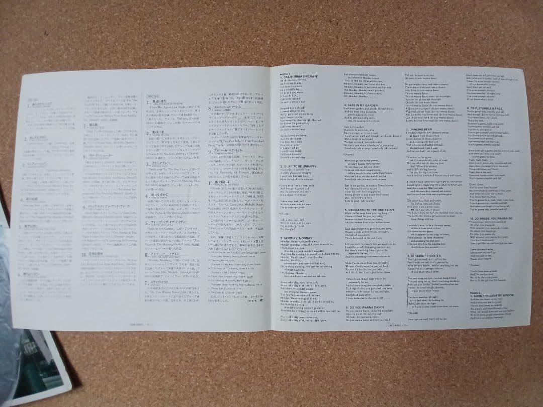 レコード THE BEST OF／THE MAMAS&PAPAS 帯つき