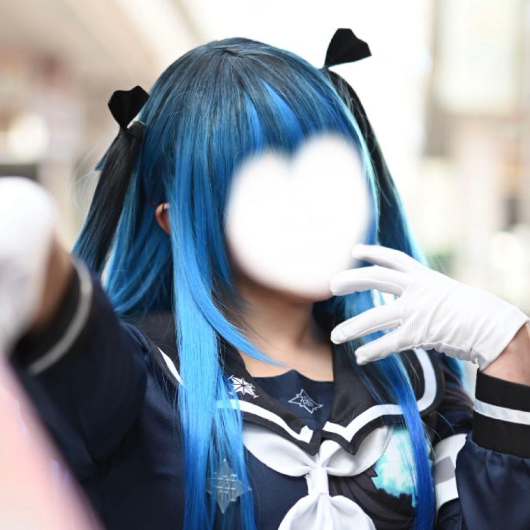 YY様 HUNDRED LINE 最終防衛学園 飴宮怠美 コスプレ衣装＋ウィッグ