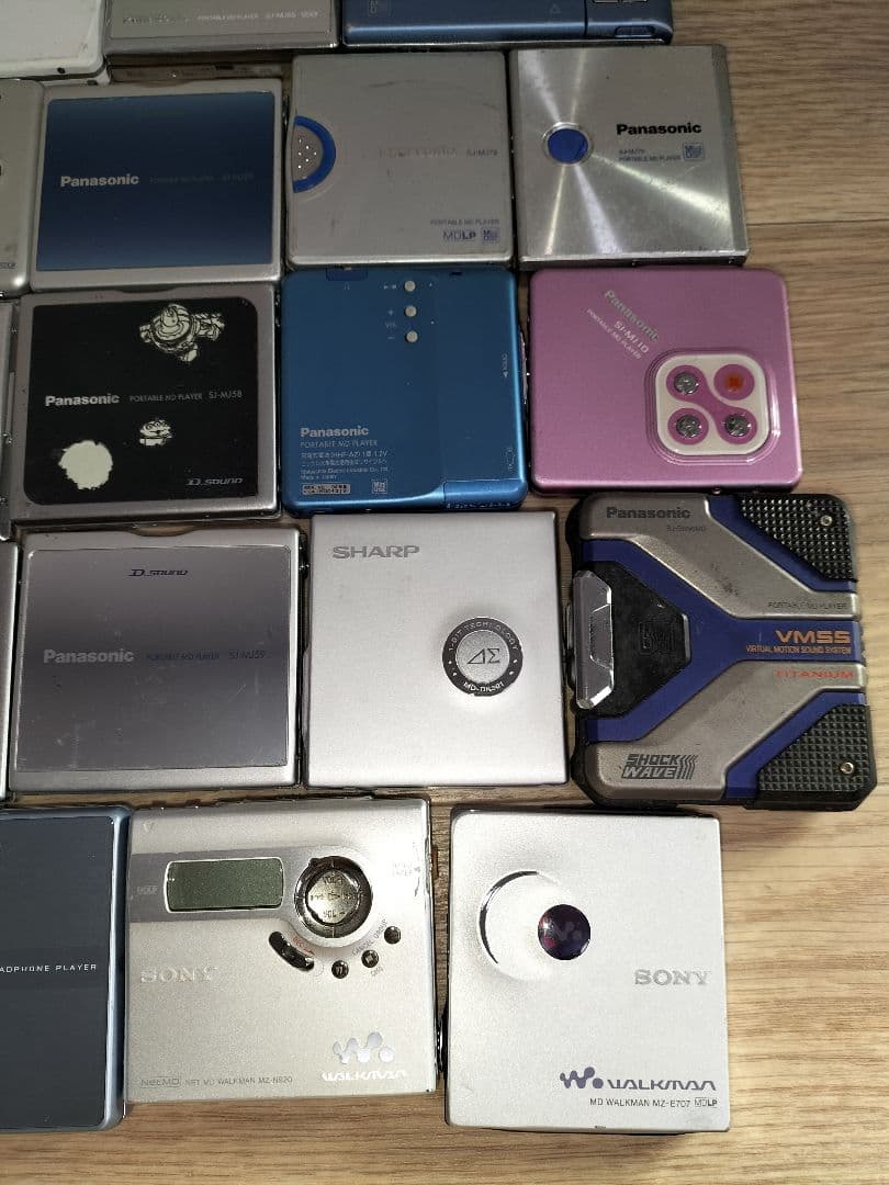 ジャンク ポータブルMDプレーヤーセット - メルカリ