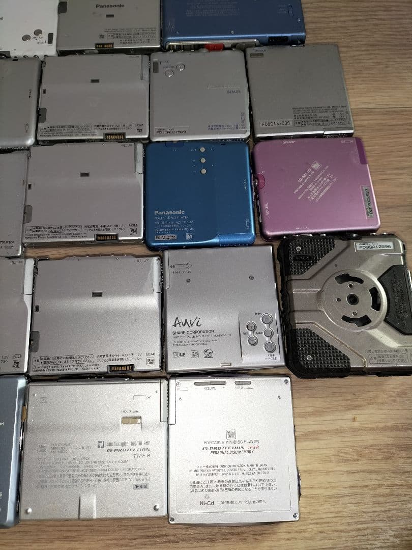 ジャンク ポータブルMDプレーヤーセット - メルカリ