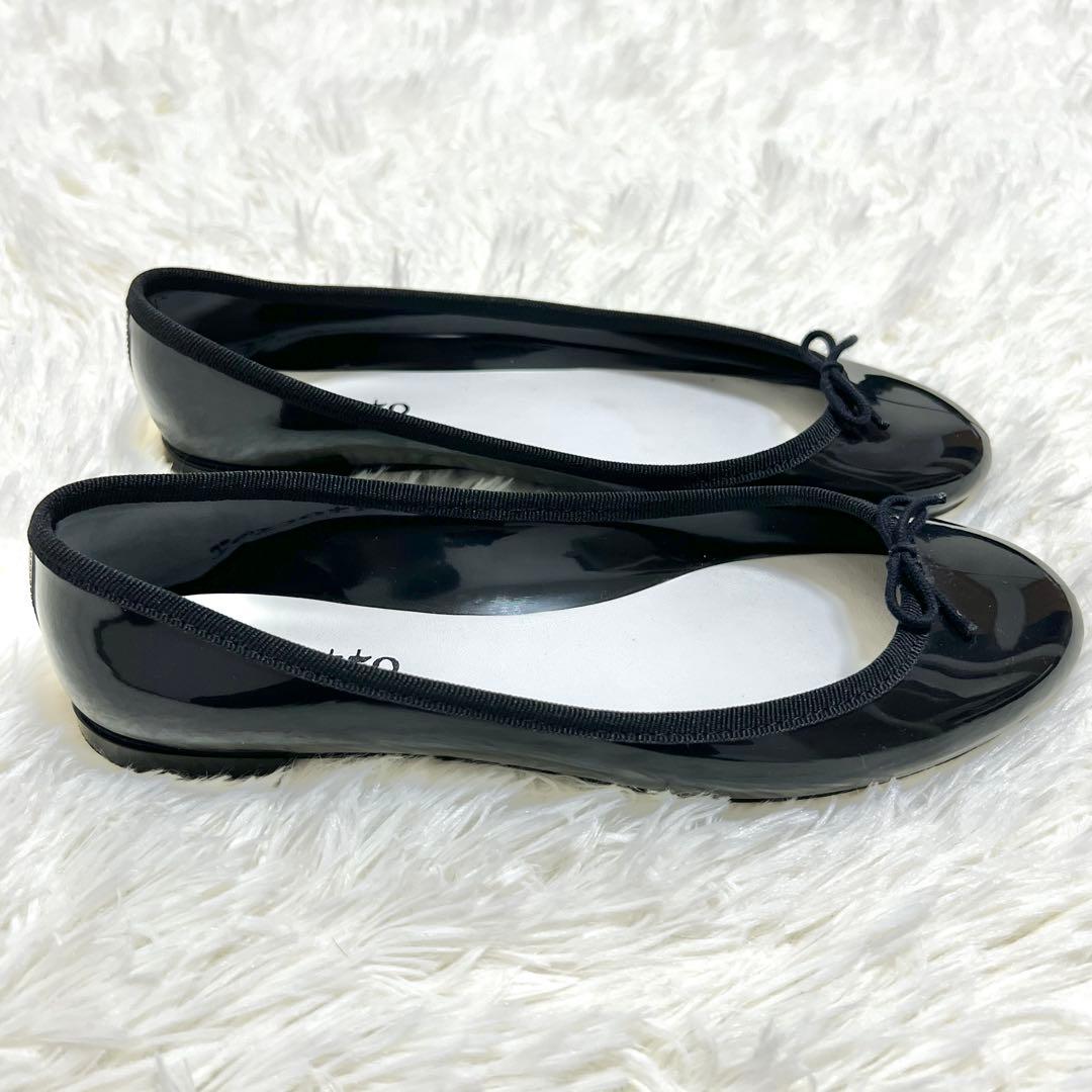 ✨未使用級✨ repetto サンドリオン バレエシューズ 黒 24.5cm