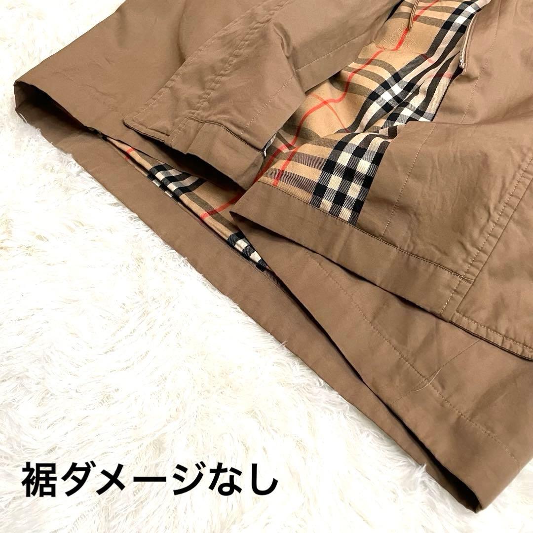 美品✨バーバリー ダウンライナー付モッズコート L ノバチェック C