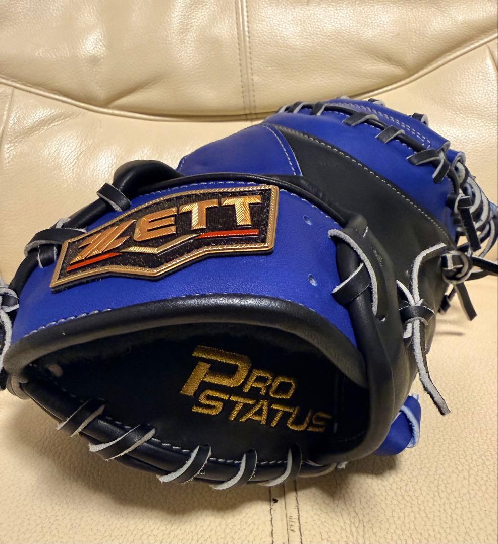 ゼット プロステイタスオーダー軟式ミット ヤクルト中村モデル 型付け