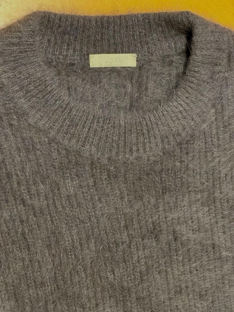 LIDNM FOX CASHMERE KNIT DEEP MOCHA - メルカリ