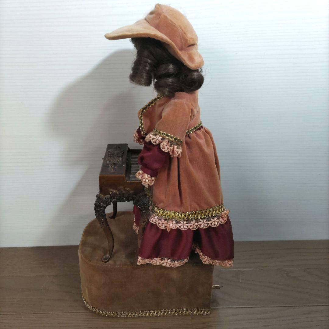 【希少】【ビスクドール】サンキョー ミュージック オートマタ ドール セシール