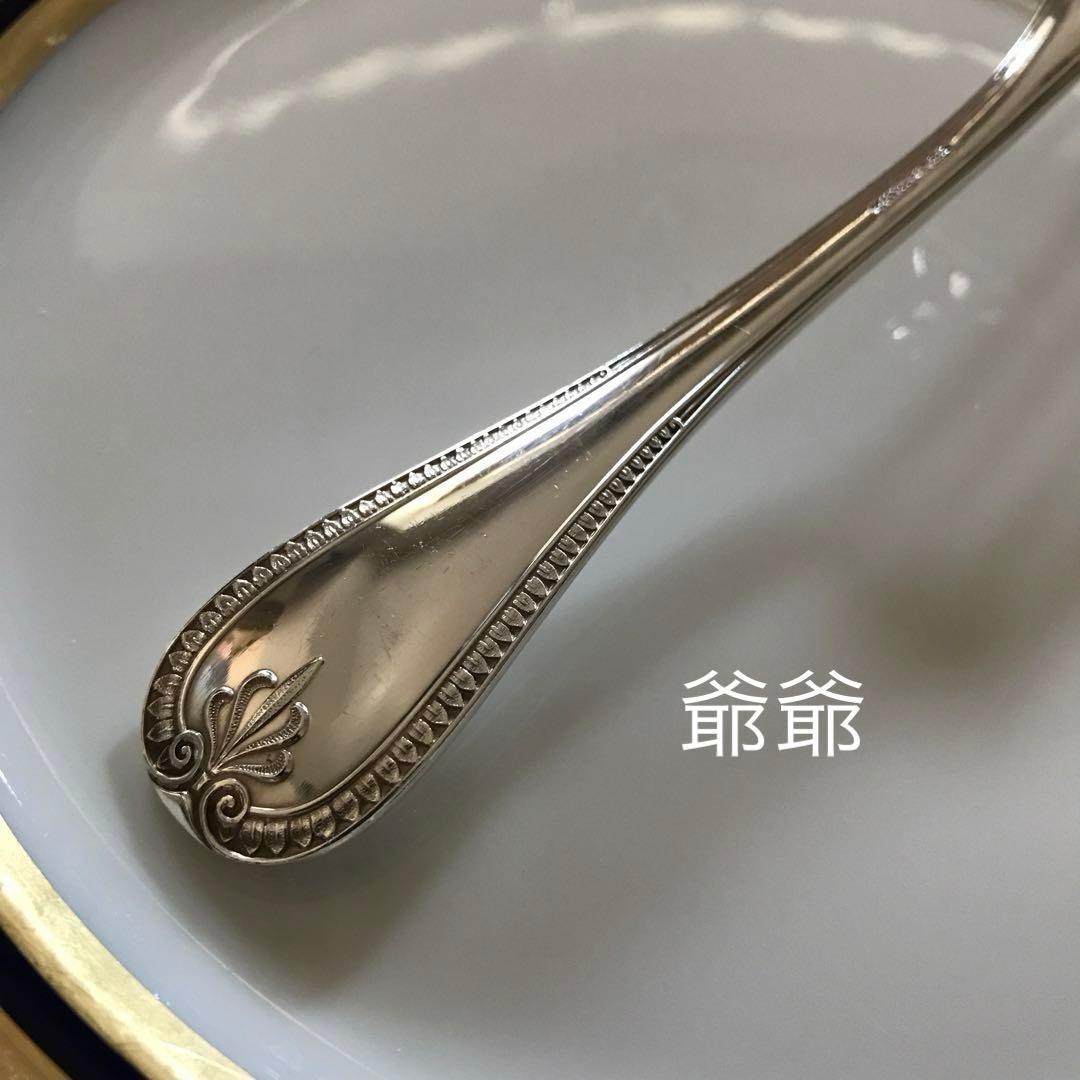 カルディヤック＆クリストフル／純銀 フォーク＆スプーン 1組