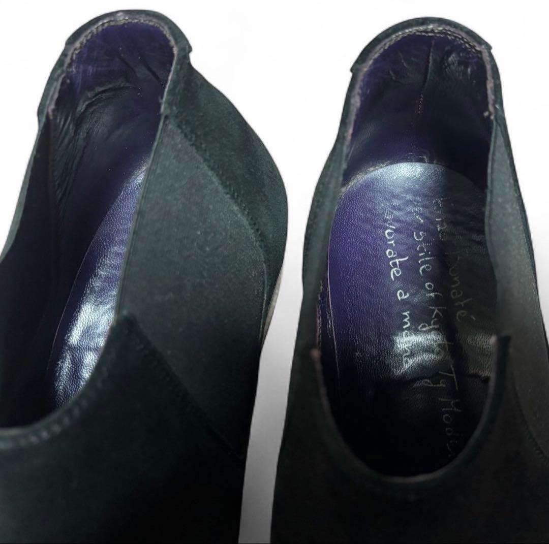 ENZO BONAFE ケーリーグラント ブラックスエード エンツォボナフェ