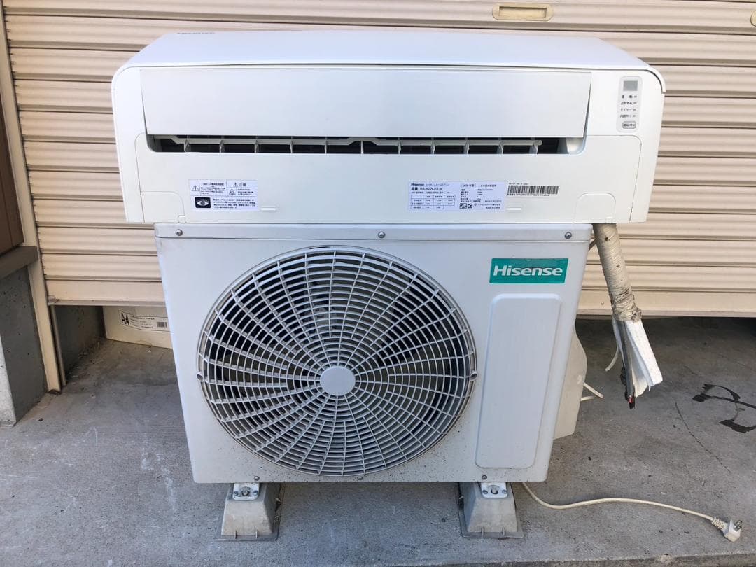 動作OK ハイセンス ルームエアコン 主に6畳用 HA-S22CE8-W エアコン 6畳用 ハイセンス 2025年モデル Sシリーズ ホワイト 清潔