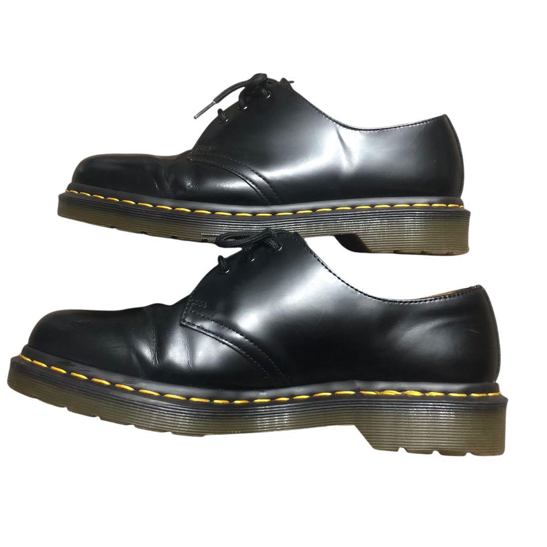 Dr. Martens ブラック レースアップ 3ホール UK8