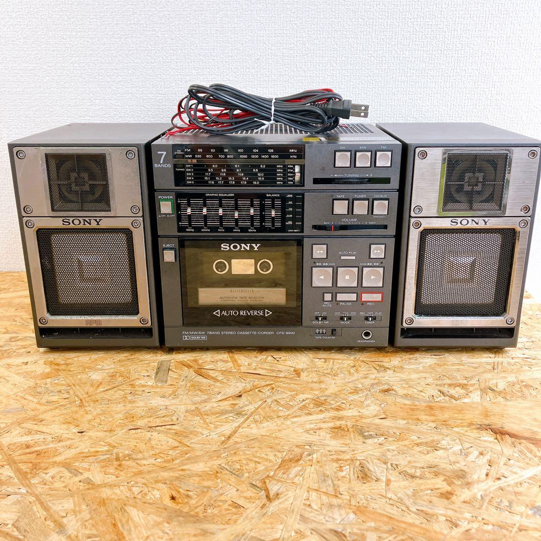 ジャンク品 SONY ソニー ステレオカセットレコーダー CFS-9900 ジャンク品 SONY ソニー ステレオカセットレコーダー CFS-9900