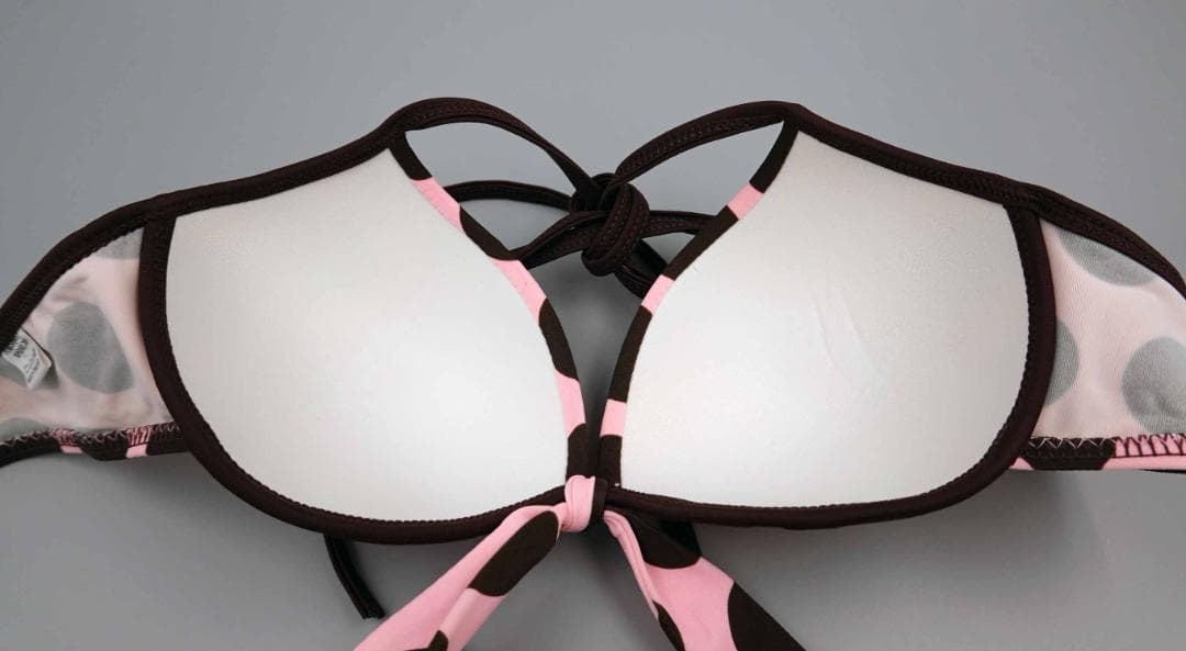 【実着用品】崎山結衣 サイン入りピンクビキニ水着　直筆サイン入りチェキ付き