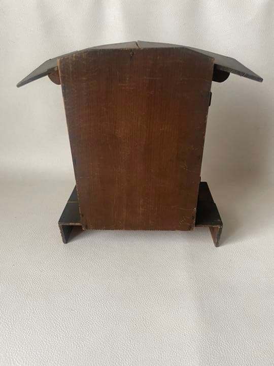 ウンフィア様専用祠に祀られた 大黒様 恵比須様 祠 神棚 木彫刻 縁起物